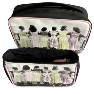 2 girlfriend cosmetic makeup bags